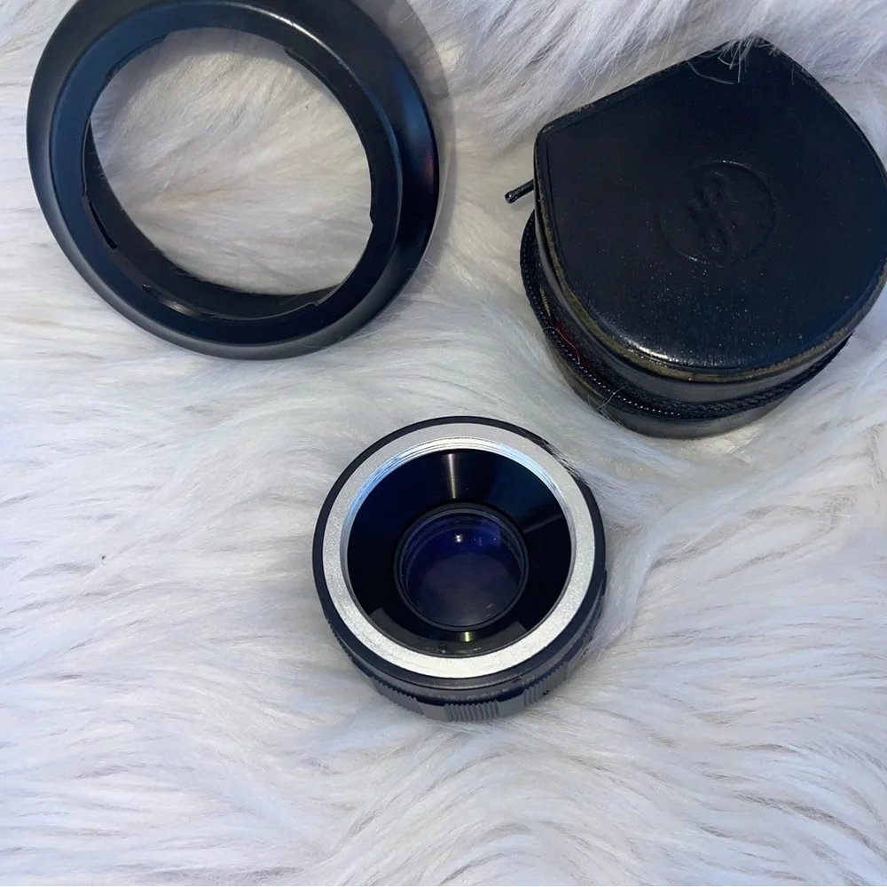 Vintage Asahi Pentax Spotmatic SP 35mm SLR w/ Multiple Lenses & Cases - Japan